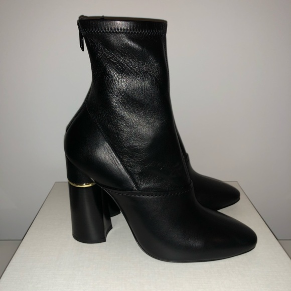 SOLD!!  PHILLIP LIM Kyoto Leather Black 10 40.5 - Picture 5 of 7